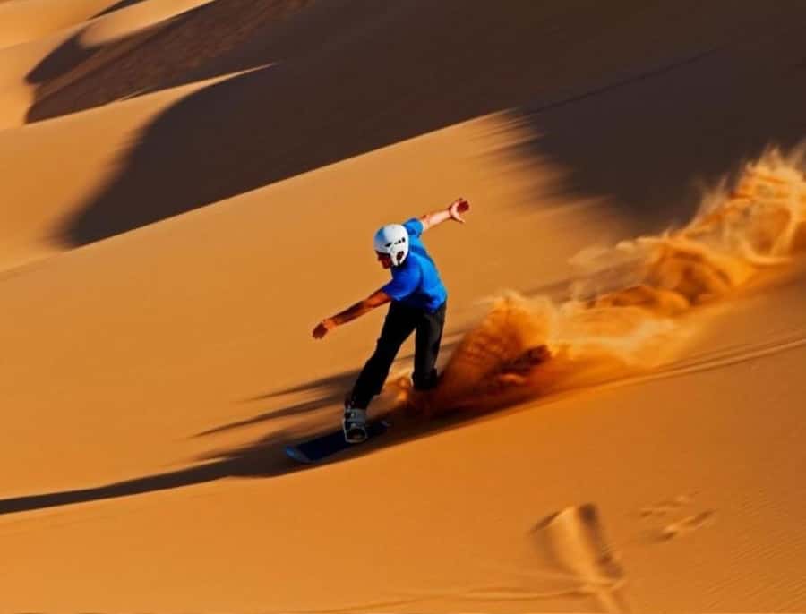 Doha: Safari, Camel Ride, Sandboarding and Inland Sea Tour - Dune bashing with a confident 4x4 driver