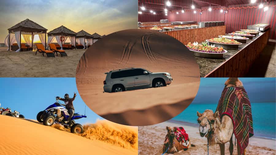 Doha:Safari Tour with Lunch/Dinner in Desert by the Sea Side - Khor Al Udaid and the meeting of sand and sea