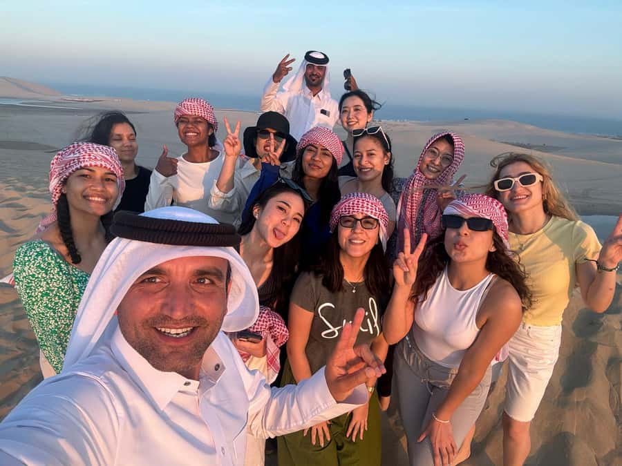 Doha: Sunset Safari, Dune Bashing, Sandboarding & Camel Ride - Why the sunset makes this desert trip worthwhile