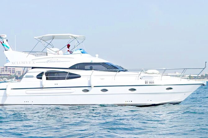 Dubai 3 Hour Private Luxury Yacht Charter with Jet Ski Option - What the $550 group price really buys