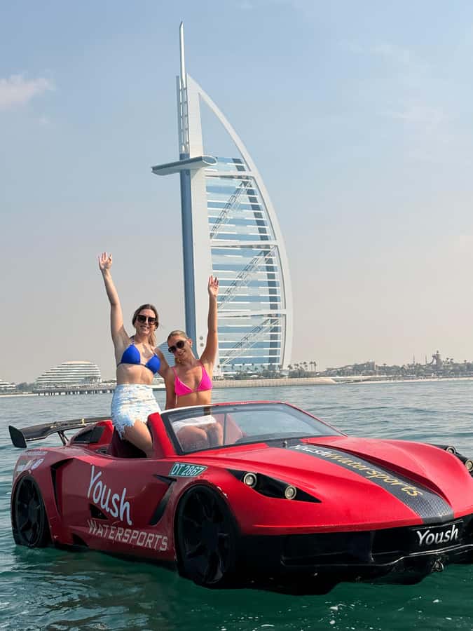 Dubai: 30-Minute Jet Car Tour of Burj Al Arab with Ice Cream - The safety briefing comes first