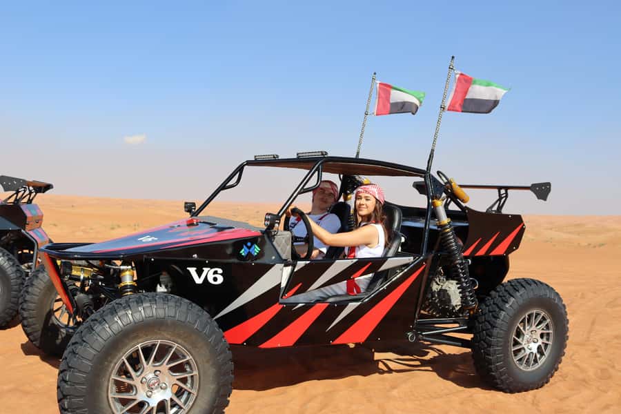 Dubai: 3000cc V6 Dune Buggy & Sandboarding -Private Tour - Key points before you book