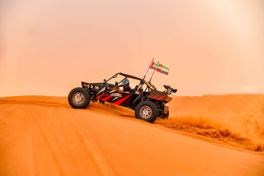 Dubai: 3000cc V6 Dune Buggy & Sandboarding -Private Tour - Hospitality that adds real value