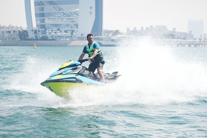 Dubai: 30min Jet Ski: Burj Al Arab w Pics, Videos, free Ice Cream - What the price includes at $69.66