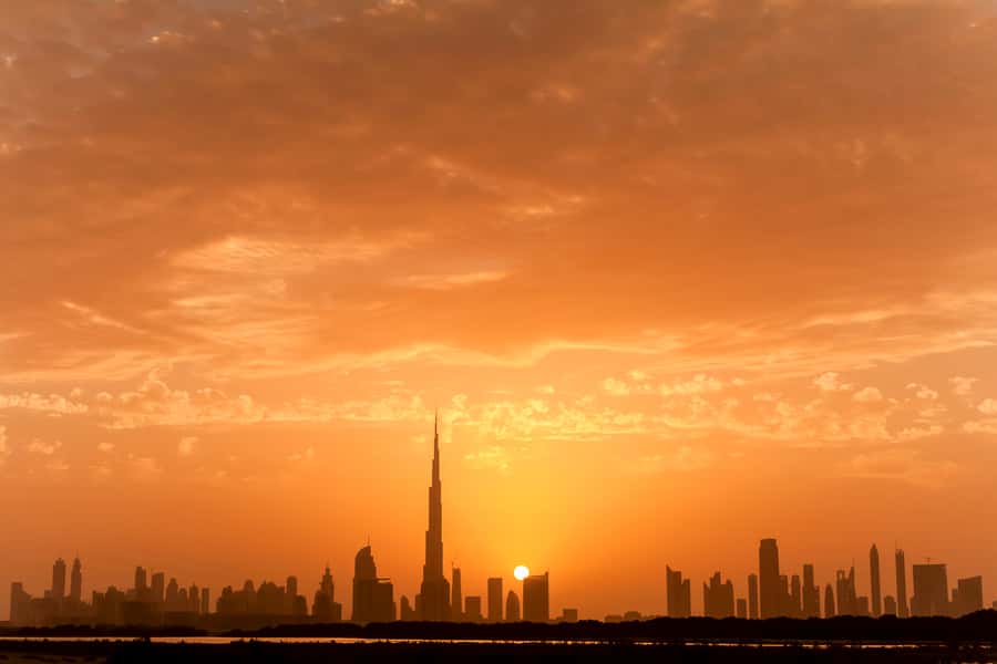 Dubai: 6-Hour Sunset Tour with Burj Khalifa Tickets - Dubai after sunset, from Marina to the Palm