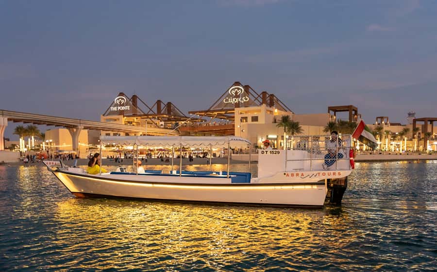 Dubai: Abra Boat Tour in Atlantis, Palm, Ain Dubai & Marina - Comfort on board and what to bring