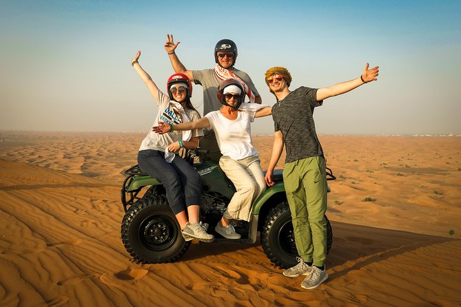 Dubai: Adventure Quad Bike Safari, Camel Ride & Refreshments - A four-hour escape from Dubai to Lahbab
