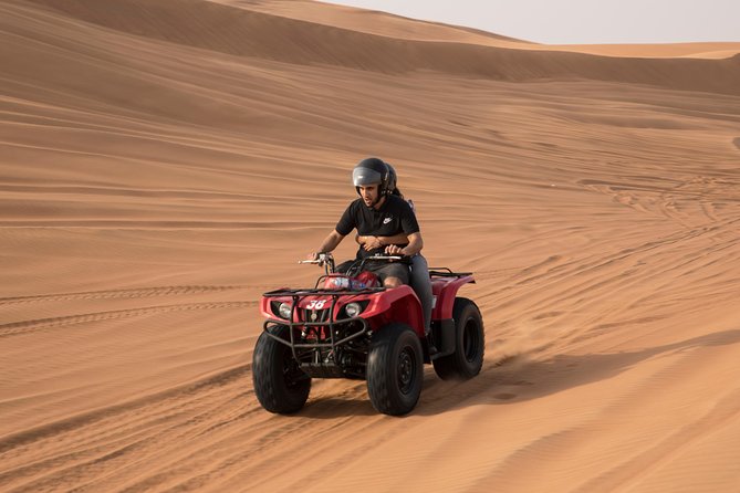 Dubai: Adventure Quad Bike Safari, Camel Ride & Refreshments - The air-conditioned tent is a welcome reset