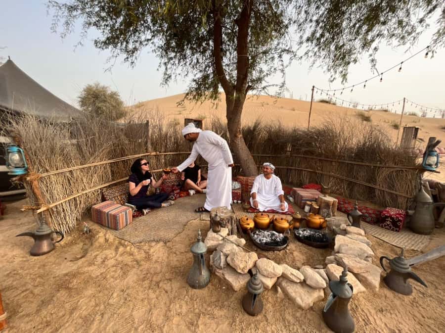 Dubai: Al Marmoom and Al Qudra Lakes Guided Tour with Dinner - Who will enjoy this evening most?