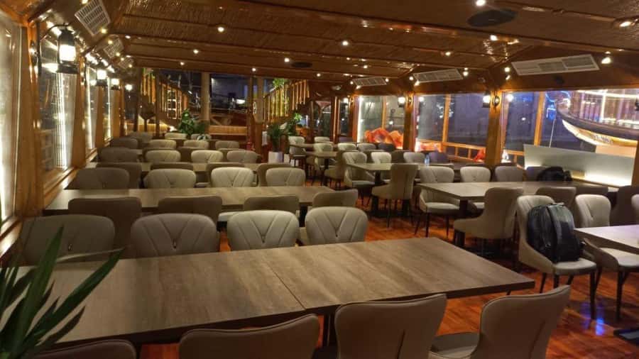 Dubai: Al Seef Largest Dhow Dinner Cruise with Live Show - Transport, access, and small planning details