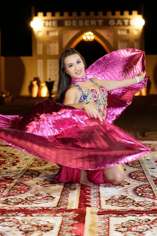Dubai: Bedouin Camp, Dune Safari, Falcon Show & BBQ Dinner - BBQ dinner, Arabic stations and desert entertainment