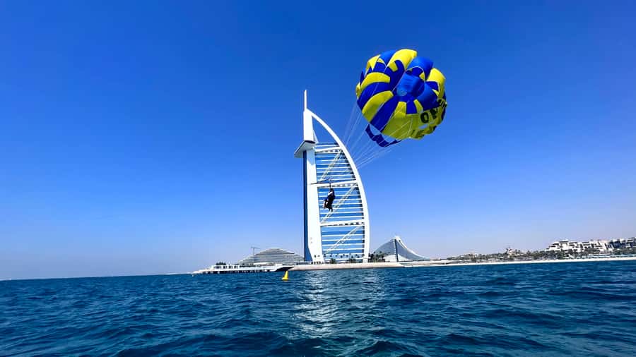 Dubai: Burj Al Arab Parasailing, Ice Cream, Pics, and Videos - Who will enjoy this most