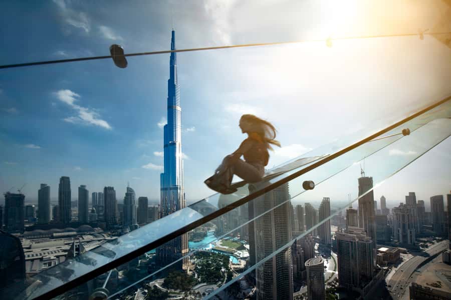 Dubai: Burj Khalifa Level 124, 125 & Sky Views Entry Ticket - Riding to levels 124 and 125