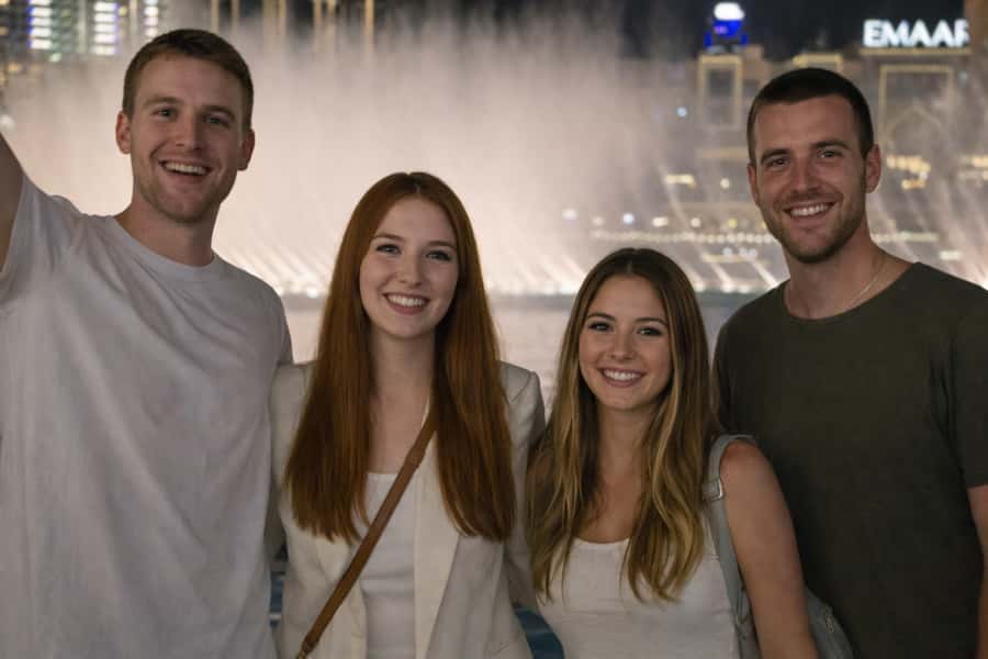 Dubai by Night with Burj Khalifa Entrance Ticket - Palm Jumeirah and Atlantis after dark