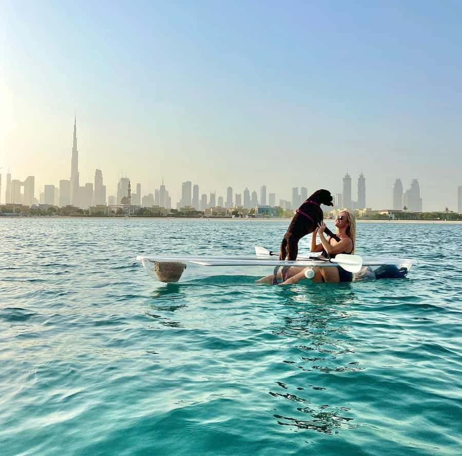 Dubai: Clear Kayaking Experience with Burj Khalifa View - Key points to know before you paddle