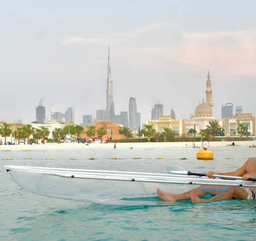 Dubai: Clear Kayaking Experience with Burj Khalifa View - What to bring and what to leave behind