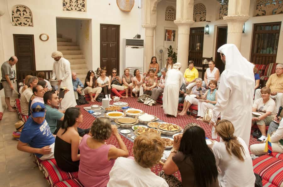 Dubai: Cultural Lunch at The Sheikh Mohammed Center - Entering House 26 in Al Fahidi