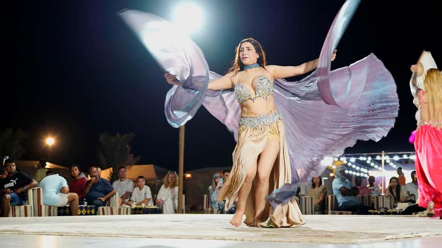 Dubai: Desert Camel Ride with Live Shows & BBQ Buffet Dinner - At a glance