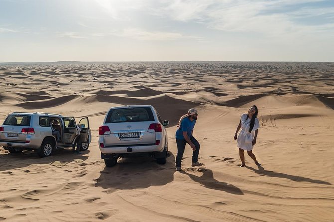 Dubai Desert Journey: Red Dunes Safari with BBQ in Bedouin Camp - What the 45-Minute Dune Bashing Ride Feels Like