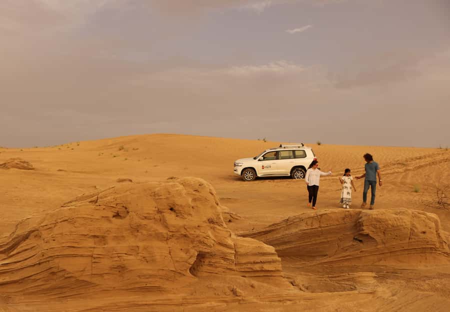 Dubai Desert Morning Drive with Wildlife Experience - Sandboarding is simple, active, and short