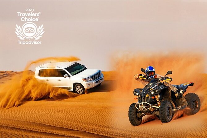 Dubai Desert Safari Adventure, 60mins ATV, Camel Ride, Shows, BBQ - Key points before you book