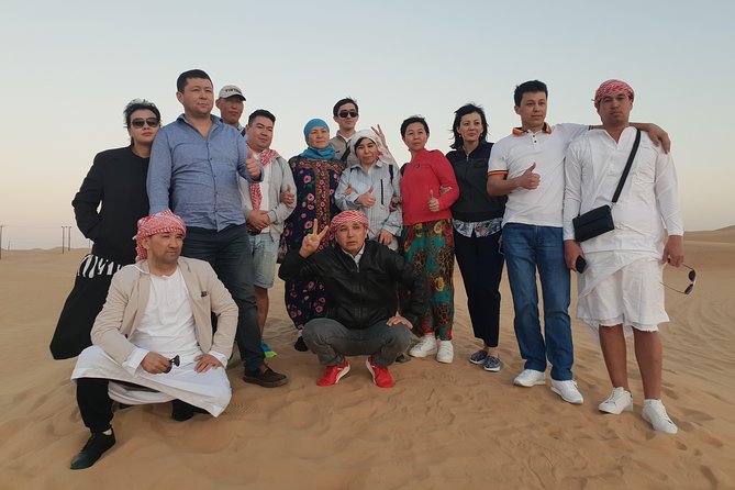 Dubai Desert Safari Adventure, 60mins ATV, Camel Ride, Shows, BBQ - Sunset, sandboarding, and the short camel ride
