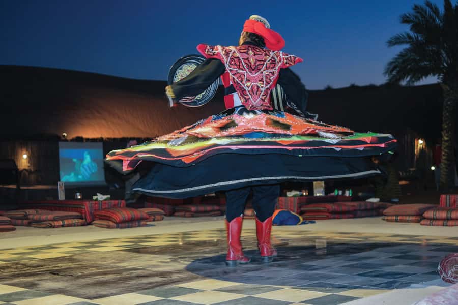Dubai: Desert Safari, Camel Ride, and BBQ Dinner - Belly dancing and Tanura after dinner