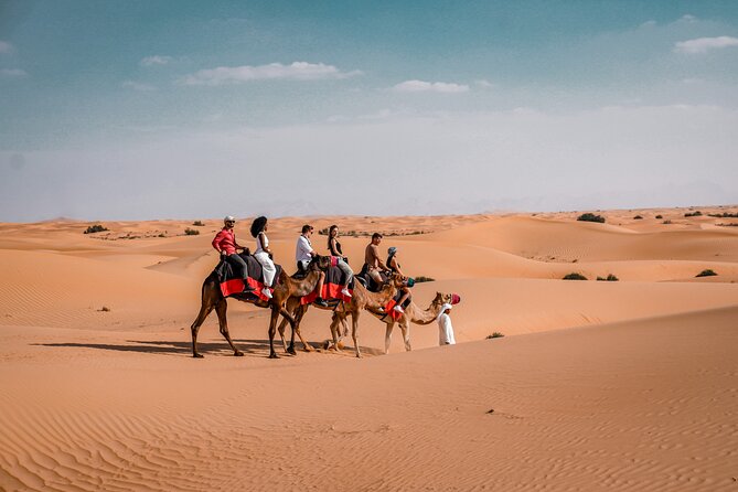 Dubai Desert Safari: Camel Ride, Sandboarding, BBQ & House Drinks - BBQ dinner and house drinks