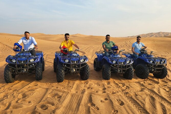Dubai Desert Safari, Camel Ride, Shisha, Henna, Live BBQ & Shows - Red dunes, open sand, and a long evening out