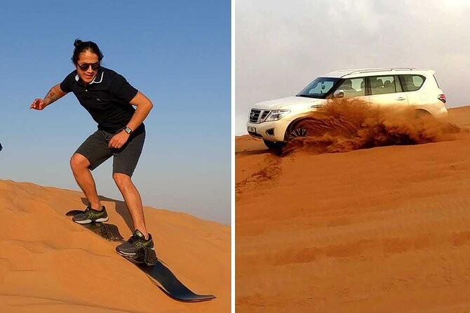 Dubai: Desert Safari, Camel Ride, Show & Optional Dinner - From Dubai towers to Lahbab’s red dunes
