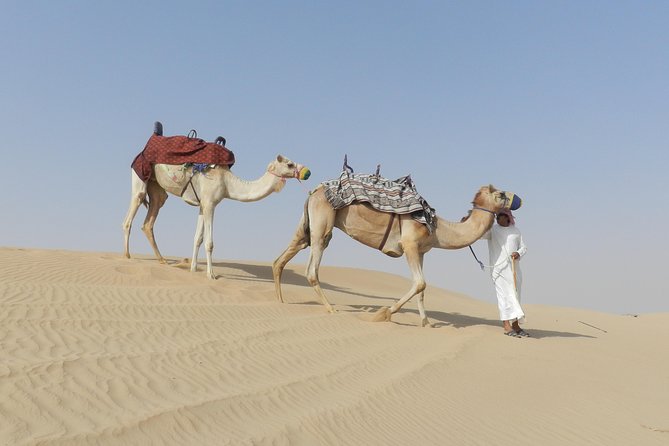 Dubai Desert Safari Dune Bashing, 60min ATV Quad, Camel Ride, BBQ - Comfort, clothing, and weather