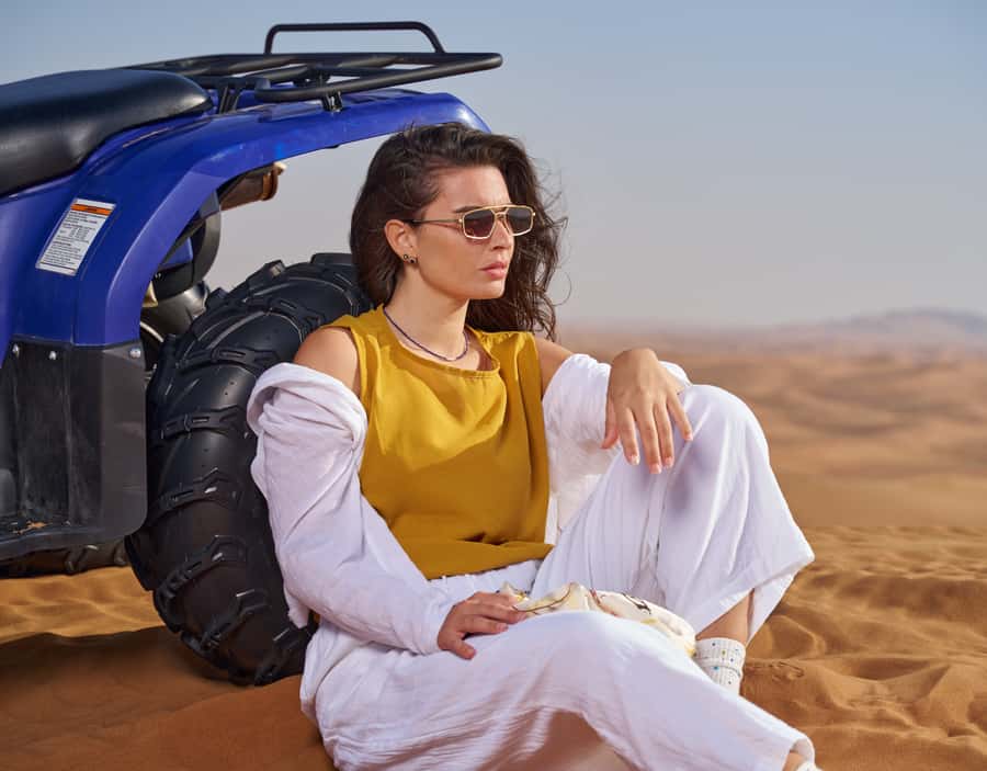 Dubai: Desert Safari, Quad Bike & Premium Camp Experience - Noble Camp, where the pace slows