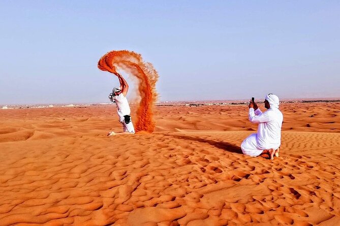 Dubai Desert Safari: Tanoura Show, Dune Bashing and BBQ Dinner - Arabic coffee, costumes, and a camp built for variety