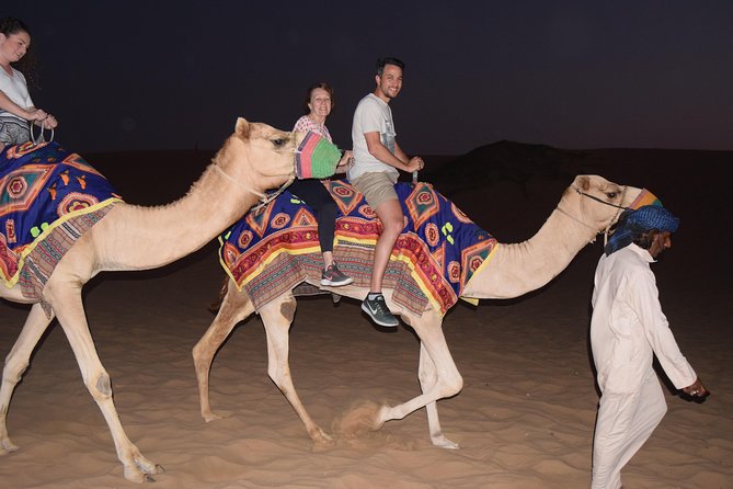 Dubai Desert Safari with BBQ, 3 Shows & Camel Ride at Majlis Camp - Sunset stops, desert photographs, and the camel ride