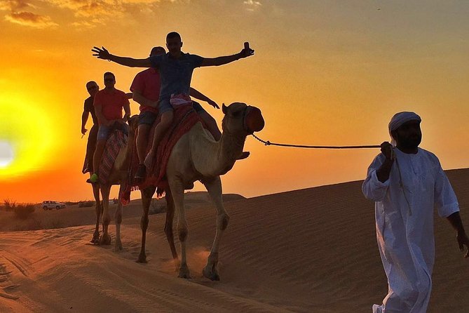 Dubai Desert Safari with BBQ And 4W Land Cruiser Dune Bashing Experience - The guides can shape the whole evening