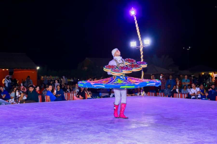 Dubai: Desert Safari with BBQ Dinner - BBQ dinner under the night sky