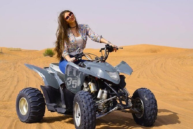Dubai Desert Safari With BBQ, Quad Bike And Camel Ride - Door-to-door pickup and the long afternoon schedule