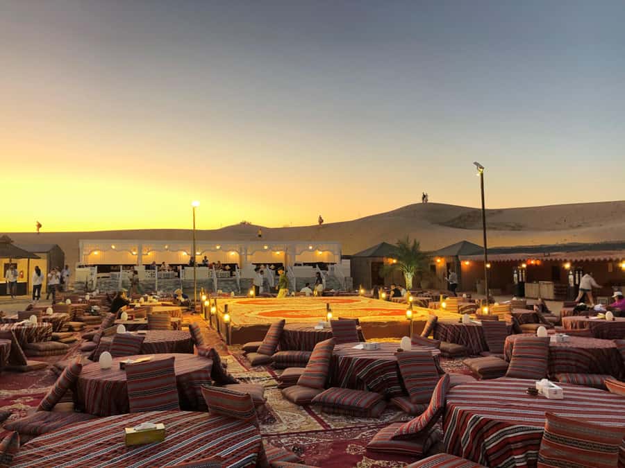 Dubai Desert Safari with Burj Khalifa (Ticket Only) - Arabic coffee, dates, and the desert camp