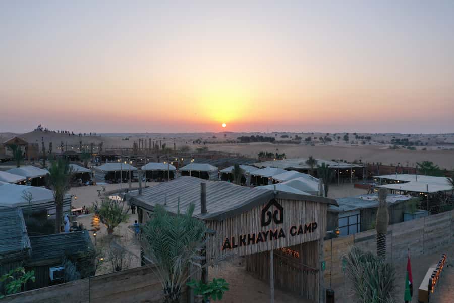 Dubai: Desert Safari with Camp, Dinner, & Optional Overnight - Dune bashing and sandboarding on the red sand