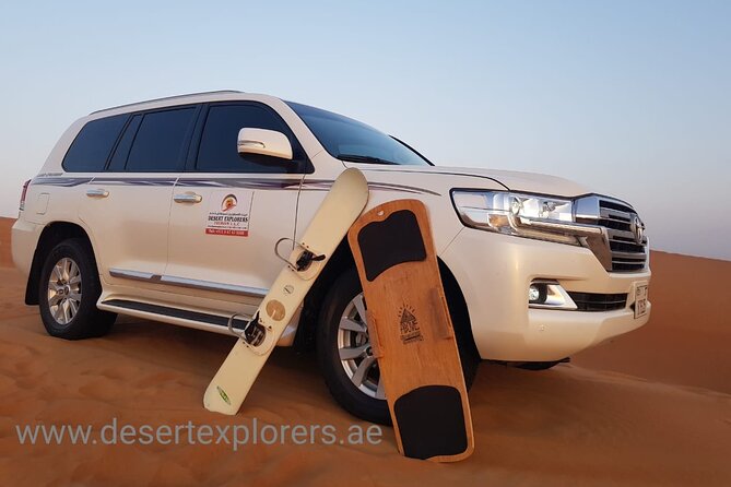Dubai Desert Safari with Quad Bike, sandboarding, live show & BBQ - Guide quality and one important boundary