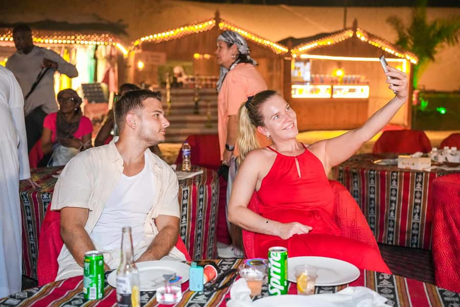 Dubai: Desert Safari with VIP BBQ and Optional Quad Bike - Camel rides, Arabic coffee, and the Bedouin camp