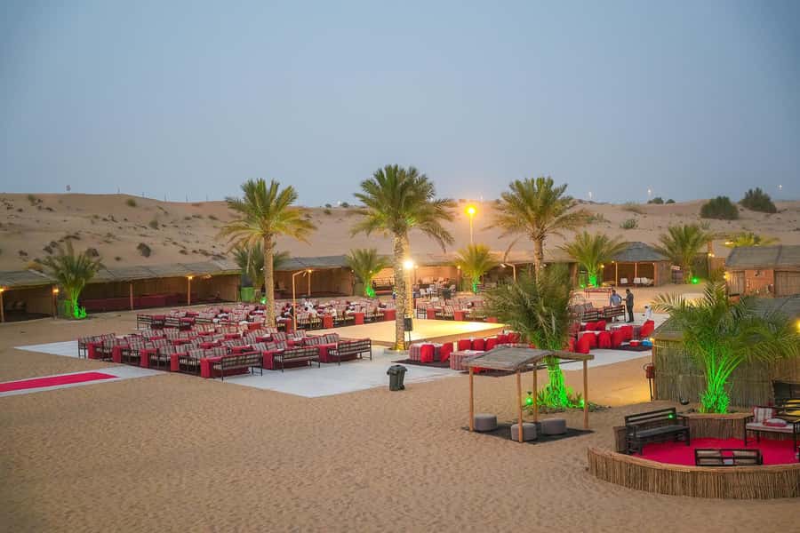 Dubai: Desert Safari with VIP BBQ and Optional Quad Bike - BBQ dinner and the VIP table