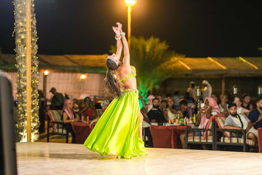 Dubai: Desert Safari with VIP BBQ and Optional Quad Bike - Belly dancing, Tanura, and the evening program