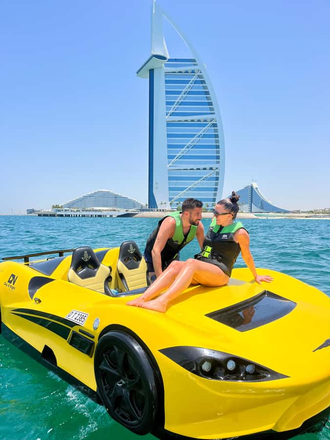 Dubai: Dubai Marina Jetcar Ride - Starting at Fishing Harbour 2 in Jumeirah