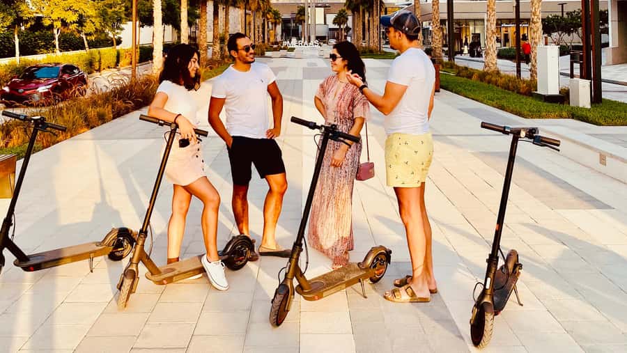 Dubai: E-Scooter Guided Tour of Marina, JBR & Bluewaters - What the Guides Add