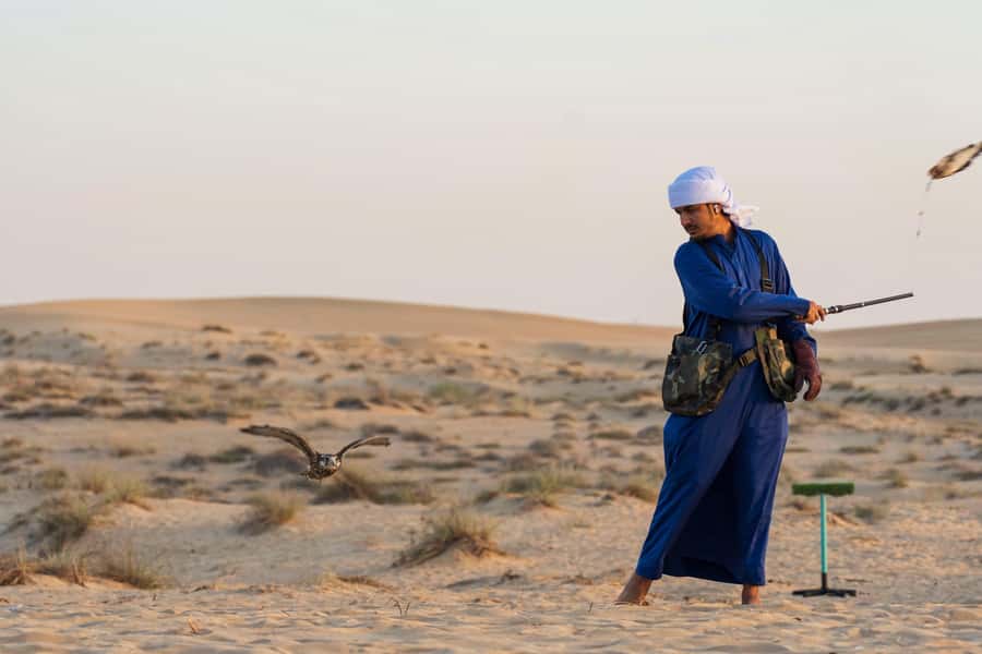 Dubai: Evening Camel Trekking & Dinner at Al Marmoom Oasis - Inside the Bedouin village