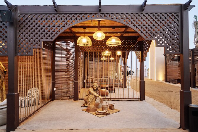 Dubai Evening Desert Safari BBQ Dinner & Transfer to Noble Camp - From your Dubai hotel to the Lahbab red dunes