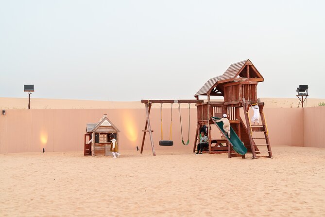 Dubai Evening Desert Safari BBQ Dinner & Transfer to Noble Camp - Nine shows and the Noble Fire Show