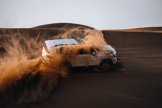 Dubai Evening Desert Safari: Sandboarding, BBQ, Camel Ride & more - Dune bashing brings the biggest rush