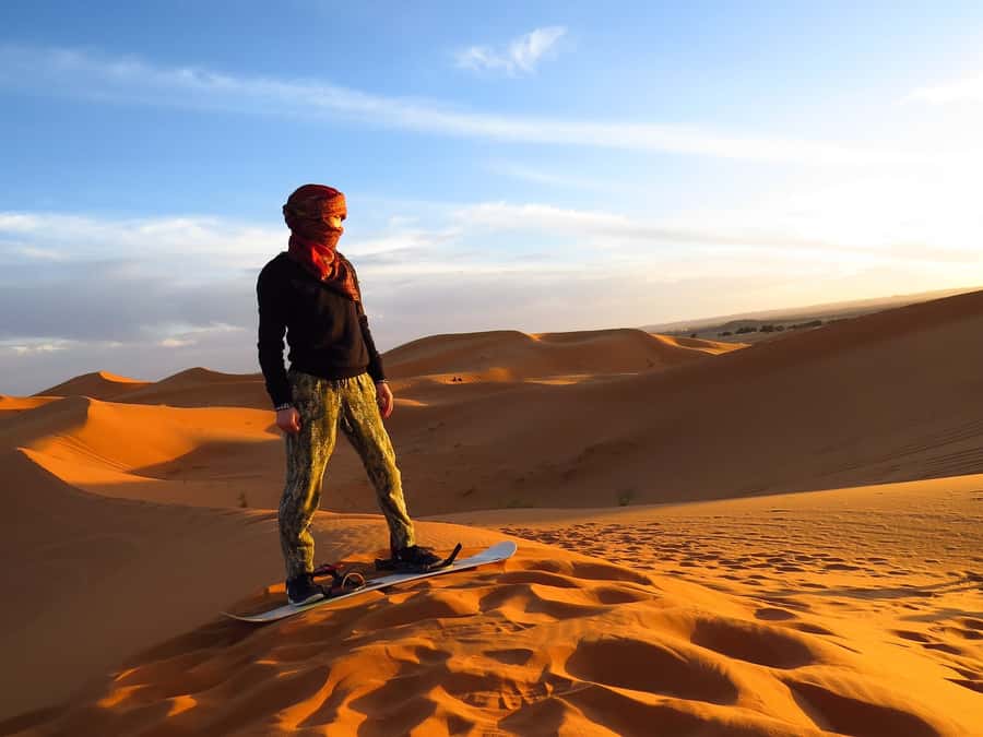Dubai: Evening Tour with Quad Biking, Camel Ride, and BBQ - Sunset above the dunes